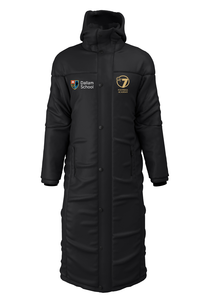Show details for Dallam School Touchline Bench Coat - Adult